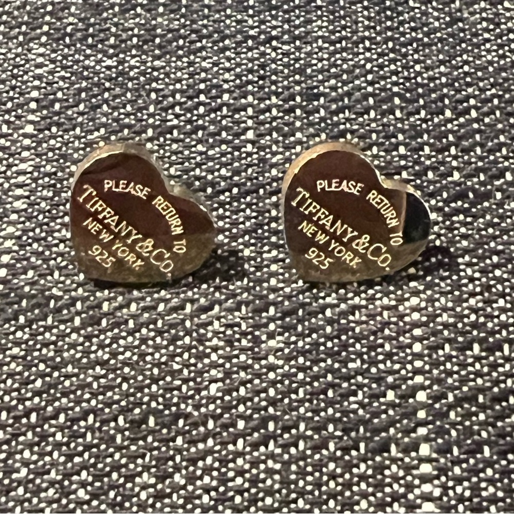 Gold Heart Studs